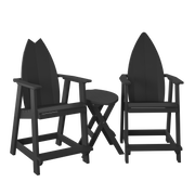 Amish Polybird Surfboard Balcony Set