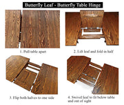 Amish Conestoga Double Pedestal Table