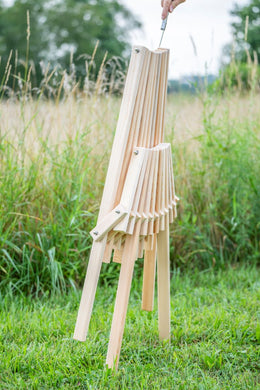 Amish Cypress Cricket Chair