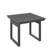 Amish Polybird Modern Square Dining Table