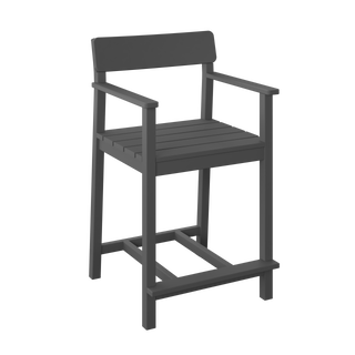 Amish Polybird Counter Height Club Bar Stool