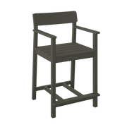 Amish Polybird Counter Height Club Bar Stool