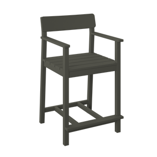 Amish Polybird Counter Height Club Bar Stool