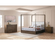 Amish Lacie Platform Canopy Bed