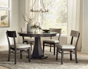 Amish Emerson Round Single Base Table