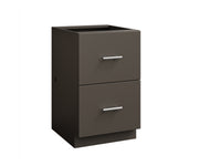 Bluestone Poly 2 Drawer Flat Panel Cabinet 24