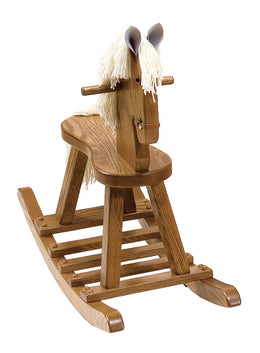Amish Flat Seat Rocking Horse