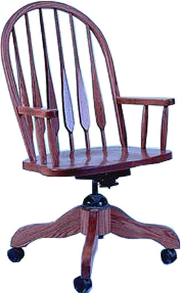 Amish Feather Back Desk Chair
