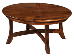 Amish Carona Round Coffee Table