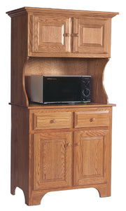 Amish Microwave Cabinet