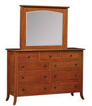 Amish Galveston Dresser with Mirror