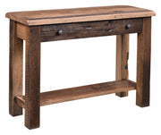 Amish Rainier Reclaimed Barnwood Sofa Table