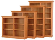 Amish Heirwood Double Bookcase