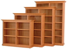Amish Heirwood Double Bookcase