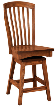 Amish Malibu Swivel Barstool