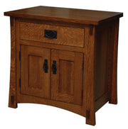 Amish Dutch Country Mission 1-Drawer/2-Door Nightstand