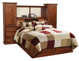 Amish Traditional Platform Bed Set