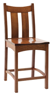 Amish Country Shaker Bar Chair