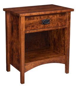 Amish Arts & Crafts 1 Drawer Nightstand