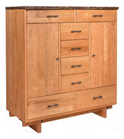 Amish West Canyon Live Edge His & Hers Chest