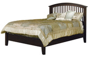 Amish Cambrai Mission Bed with Low Footboard