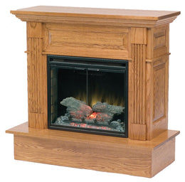 Amish Charleston Fireplace