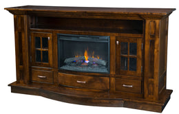 Amish Delgado Entertainment Fireplace