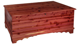 Amish Flat Top Traditional Cedar Chest