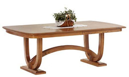 Amish Hampton Double Pedestal Table