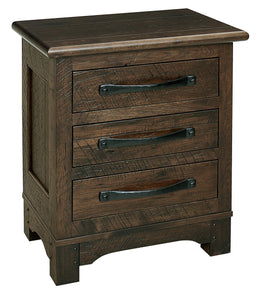 Amish Farmhouse Rustic Nightstand