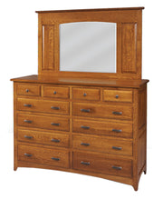 Amish Jefferson Mule Dresser with Mirror