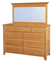 Amish Shaker Mule Dresser with Mirror