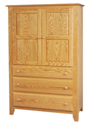 Amish Shaker Armoire