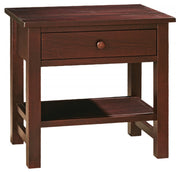 Amish Cabin Creek Wide Nightstand