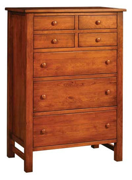 Amish Cabin Creek Tall Boy Chest