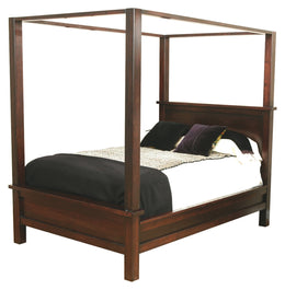 Amish Cabin Creek Canopy Bed