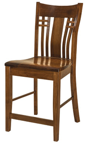 Amish Bennett Stationary Bar Chair