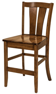 Amish Brawley Stationary Bar Chair