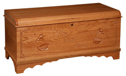 Amish Waterfall Jumbo Cedar Chest
