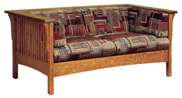Amish Cubic Slat Loveseat