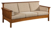 Amish High Back Slat Sofa