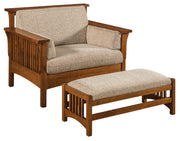 Amish High Back Slat Chair