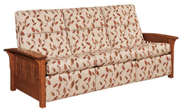 Amish Skyline Slat Sofa Recliner