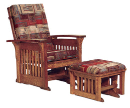 Amish Bow Arm Slat Glider