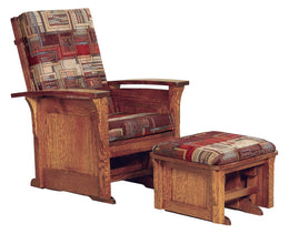 Amish Bow Arm Panel Glider