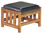 Amish Bow Arm Slat Morris Chair