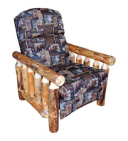 Amish Blue Ridge Rustic Pine Recliner