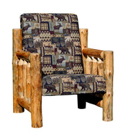 Amish Blue Ridge Rustic Pine Easy Chair