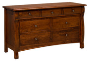Amish Castlebury 7 Drawer Dresser