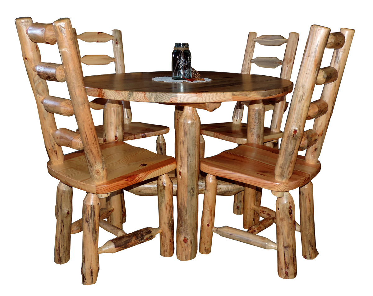 Amish Blue Ridge Rustic Pine Dining Table – AmishOutletStore